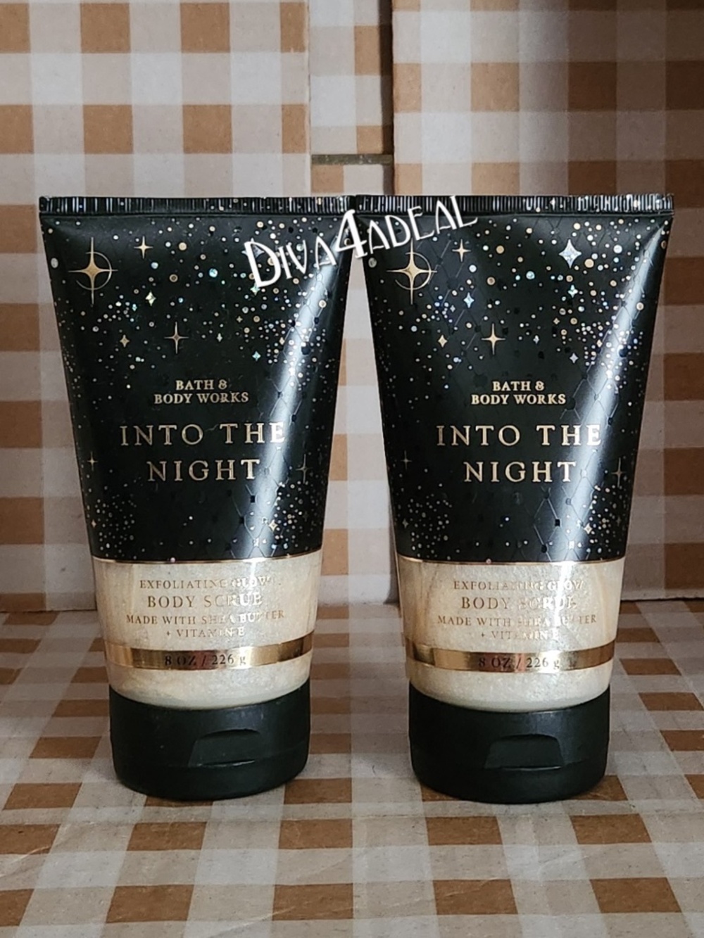 2X Bath & Body Works INTO THE NIGHT Body Scrub Bundle